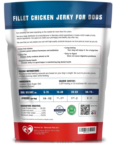 Natural Chicken Treat Chews for Dogs