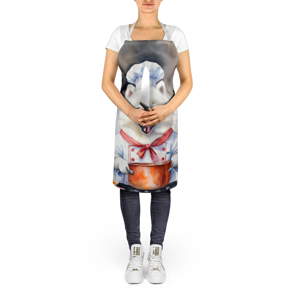 Samoyed - The Chef Apron for Adult Women and Men - Unisex Large