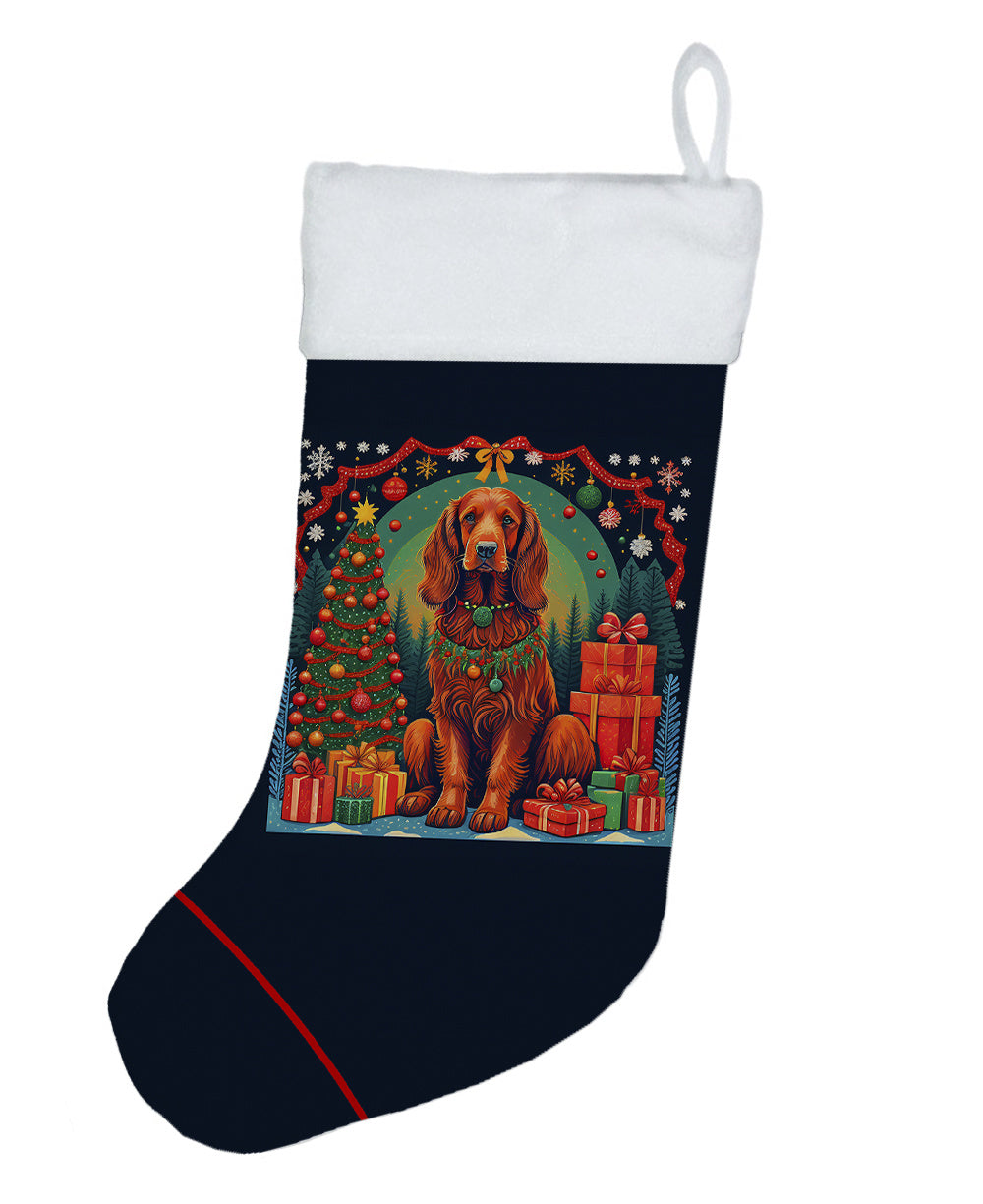 Irish Setter - Christmas Holiday Stocking for Fun Family Decorations