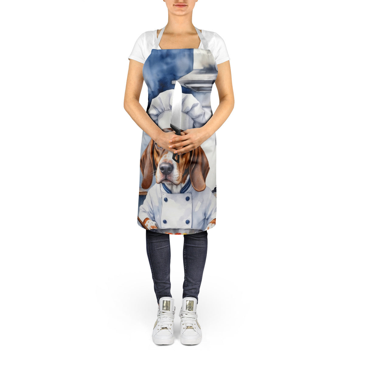 American English Coonhound - The Chef Apron for Adult Women and Men - Unisex Large