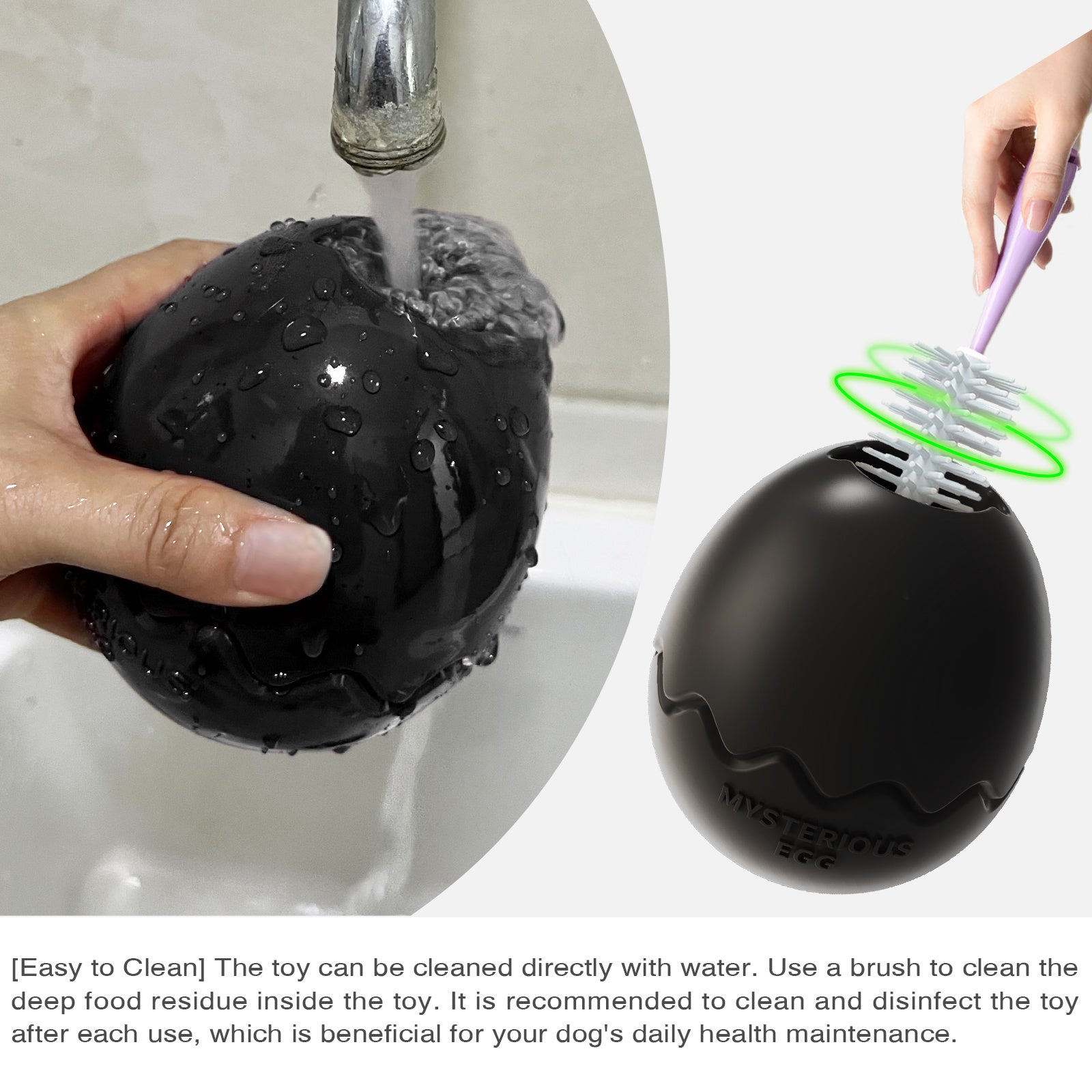 Dinosaur Egg Interactive Pet Treat Chew Toy