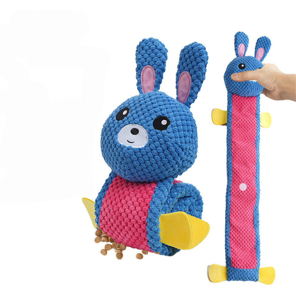 Squeaky Plush Snuffle Dog and Cat Puzzle Toy