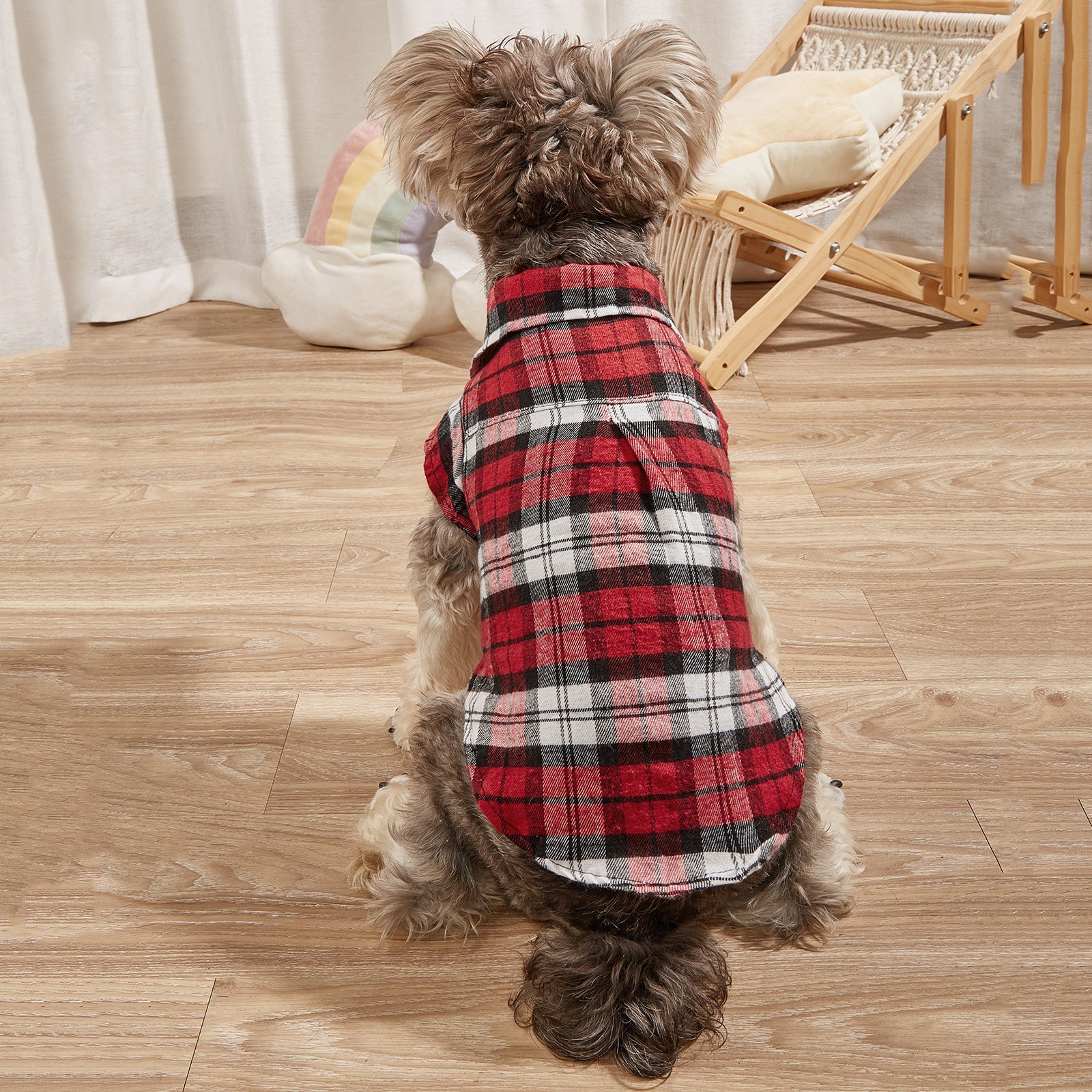 Classic Style Plaid Shirt for Dogs and Cats