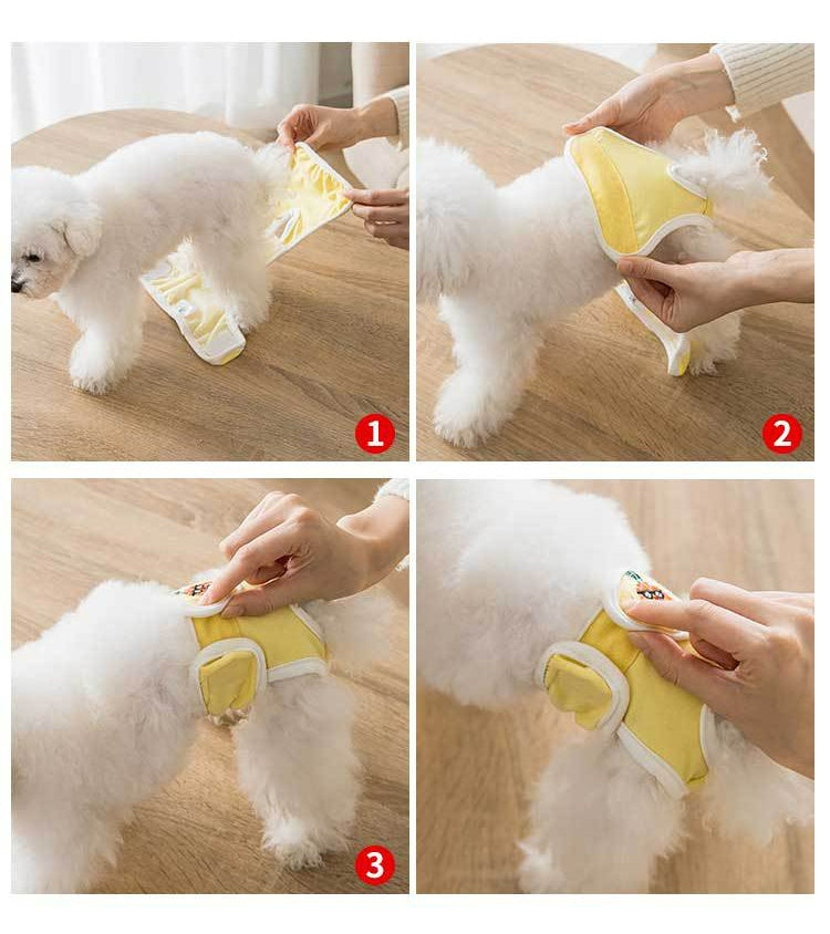 Washable Female & Male Dog Anti-Harassment Diapers