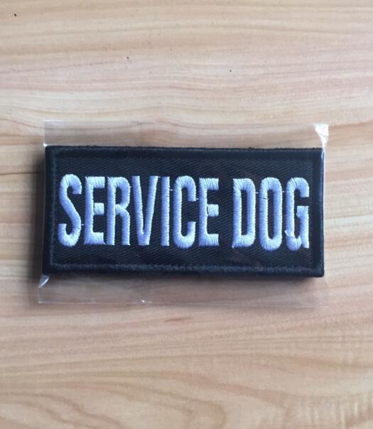 Embroidered Service Badge for Dog Harnesses