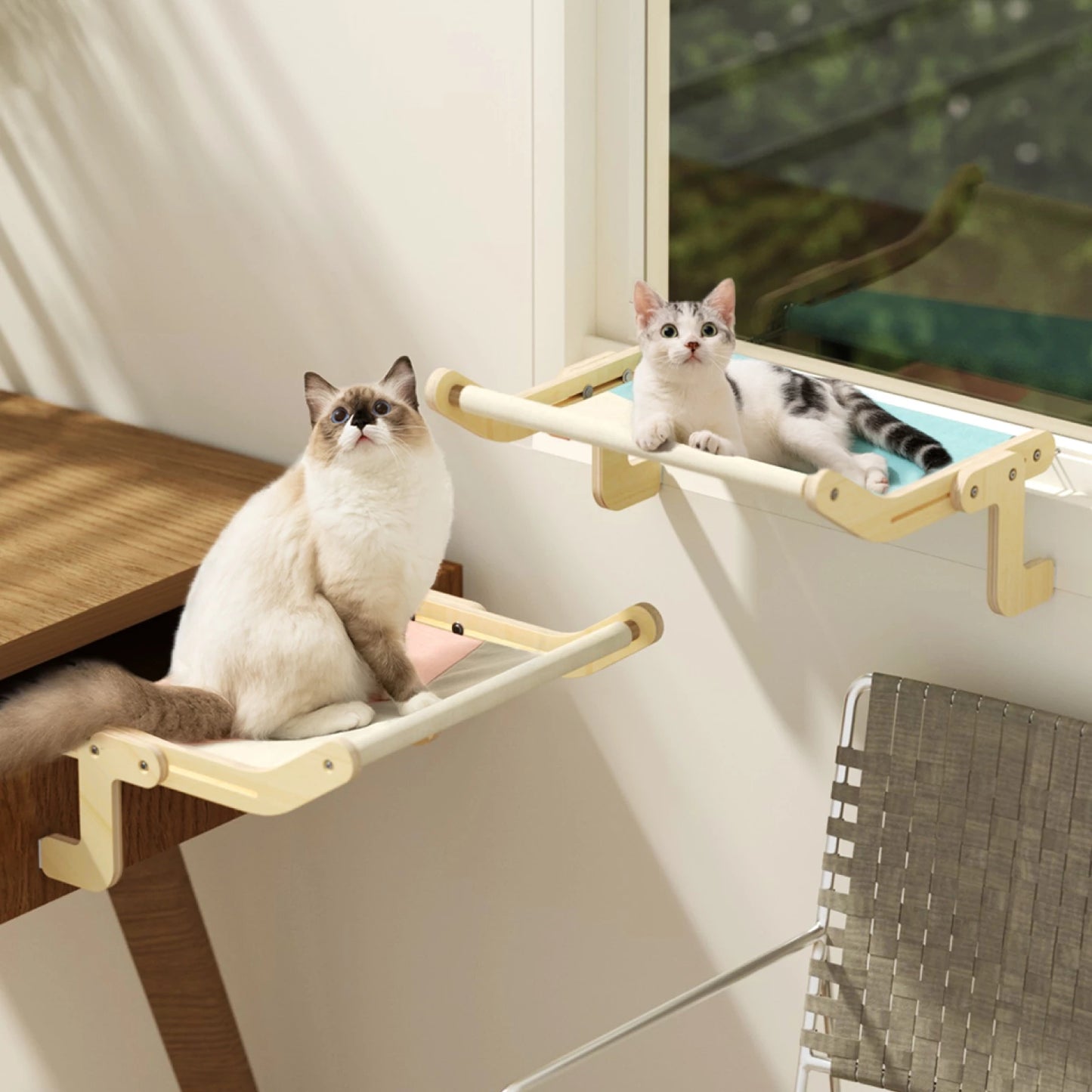 Classic Royal Chairs Window Perch for Cats