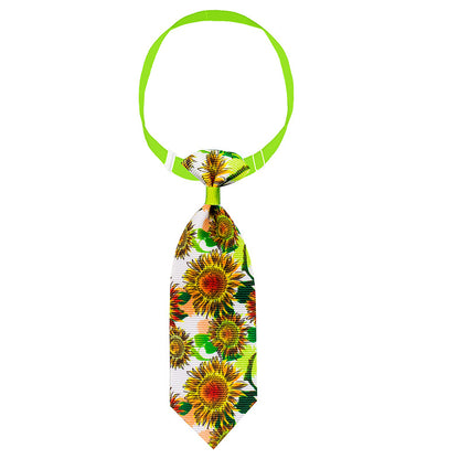 Sunflower Tie Spring-Summer Collars for Dogs