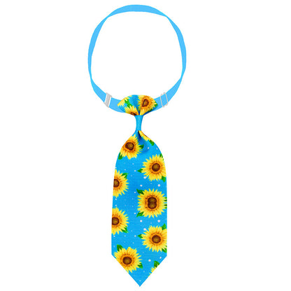 Sunflower Tie Spring-Summer Collars for Dogs