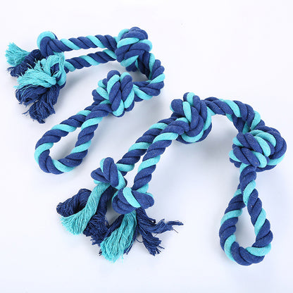 Big Cotton Knotted Rope Cleaning Toy for Dogs