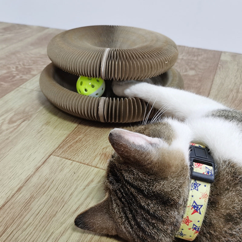 Magic Organ 2 In 1 Funny Shaped Durable Cat Scratcher Toy