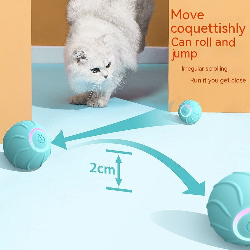 Rolling Smart Interactive Automatic Bouncing Ball Toy for Cats