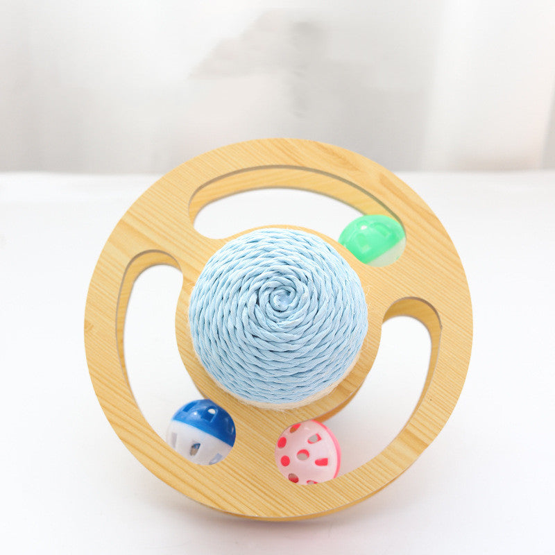 Cat Space Asteroid Wheel Wear-Resistant Toys