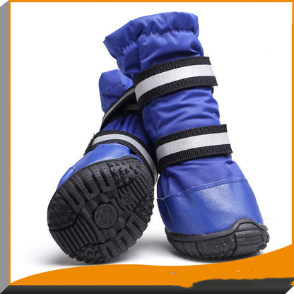 Warm Protective Waterproof Snow Boots for Dogs