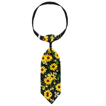 Sunflower Tie Spring-Summer Collars for Dogs