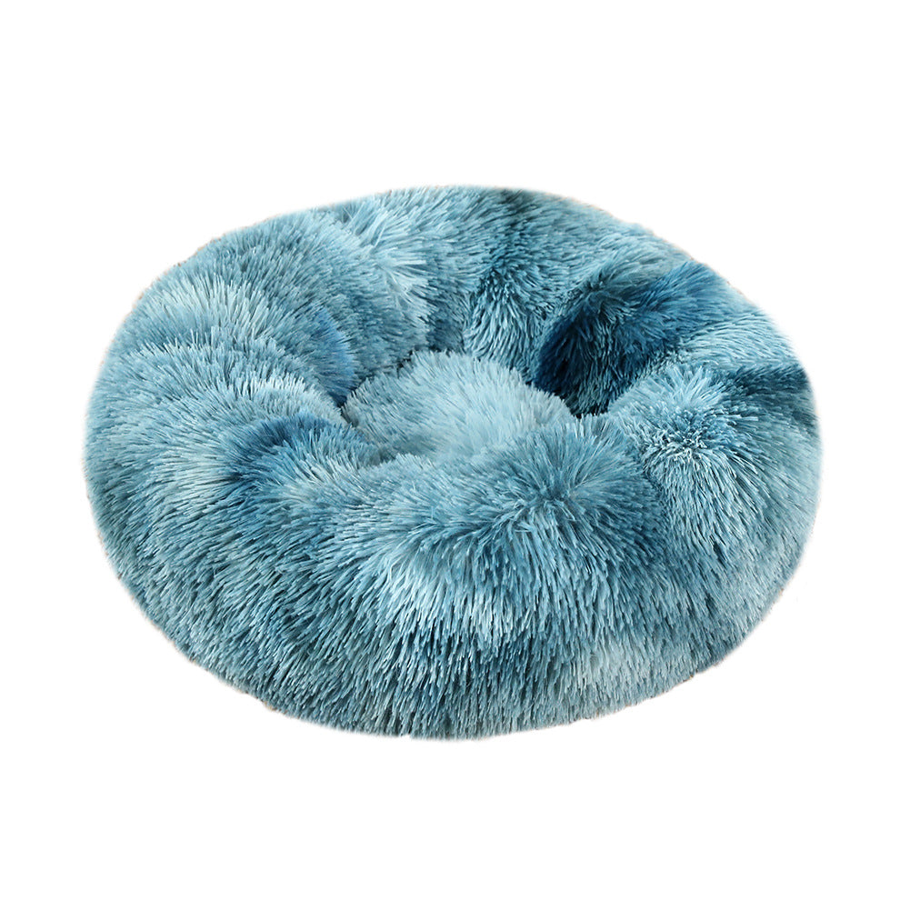 Deeply Plush Round Nest Beds for Dogs and Cats