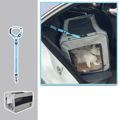 Folding Travel Carrier Kennel for Cats and Dogs