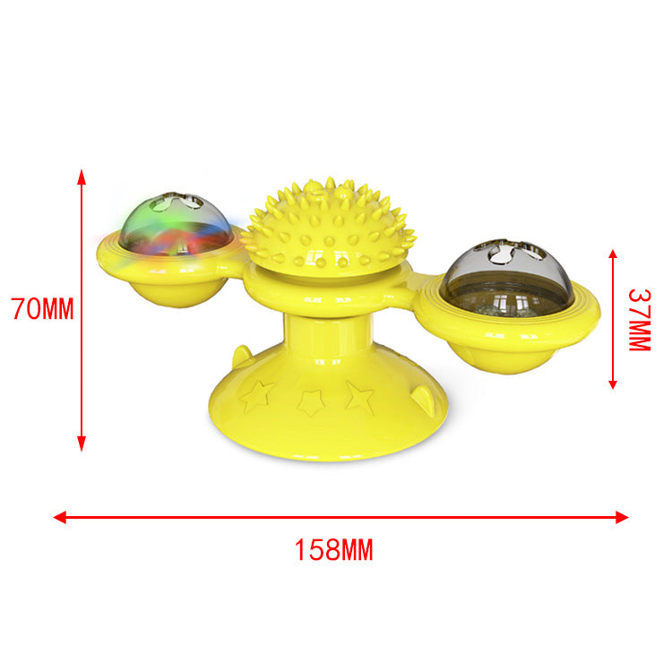 Funny Creative Windmill Cat Spin Ball Toy