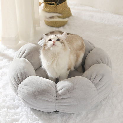 Warm Thick Plush Cat or Small Dog Pillow Bed