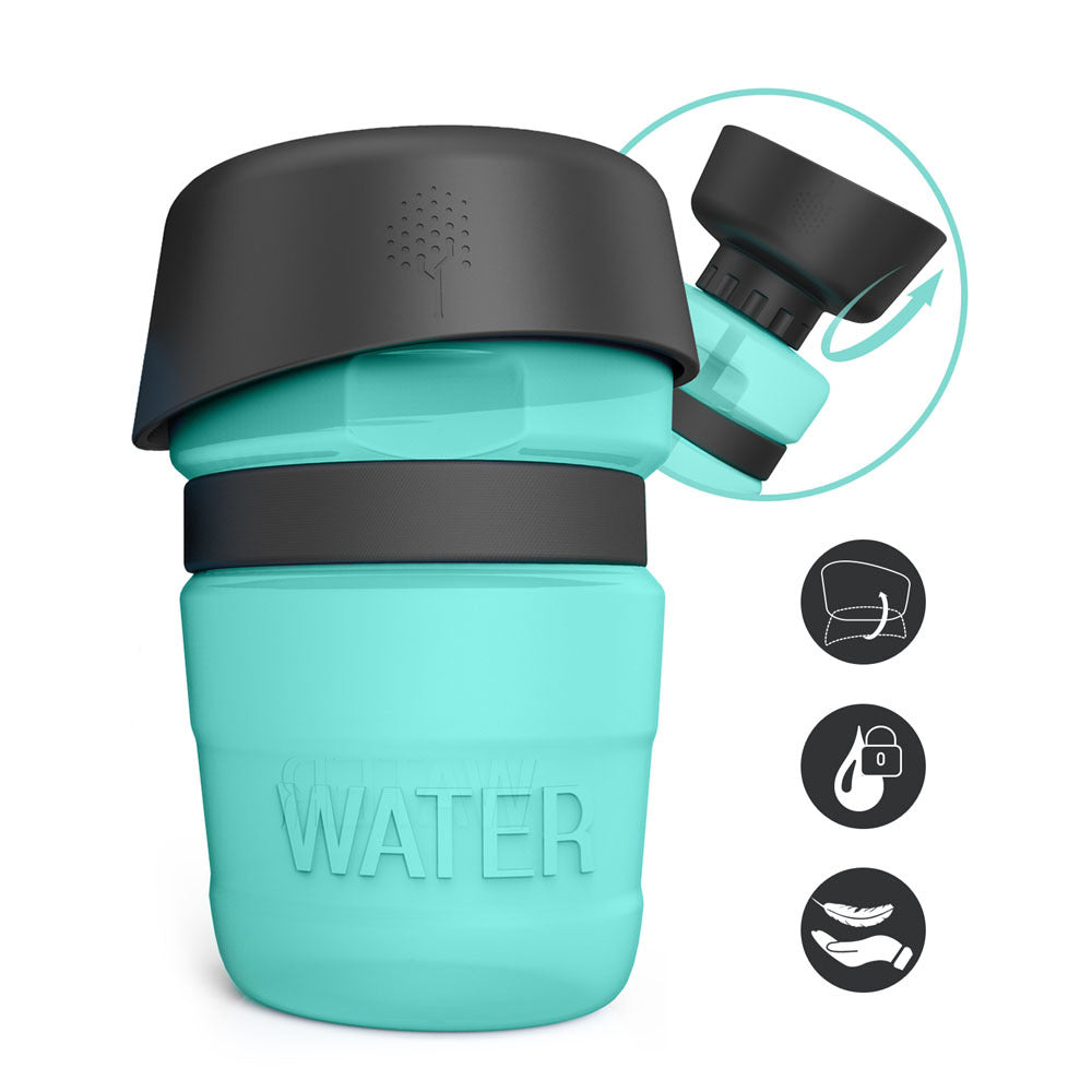 Foldable Bowl Travel Water Bottle for Dogs