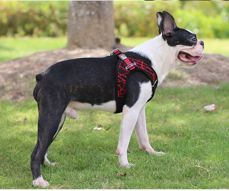 Adjustable Breathable Chest Harness Dog Vest