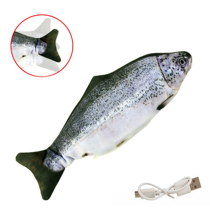 Flopping Simulated Fish Toy for Cats and Dogs