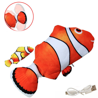 Flopping Simulated Fish Toy for Cats and Dogs