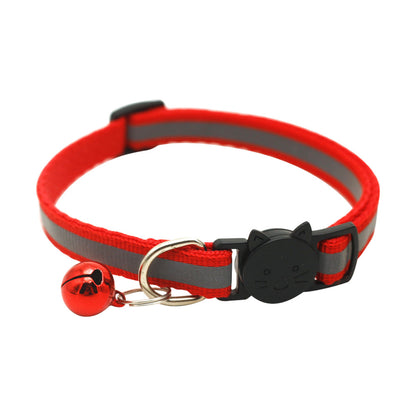 Colorful Reflective Cat Jack Bell Collar