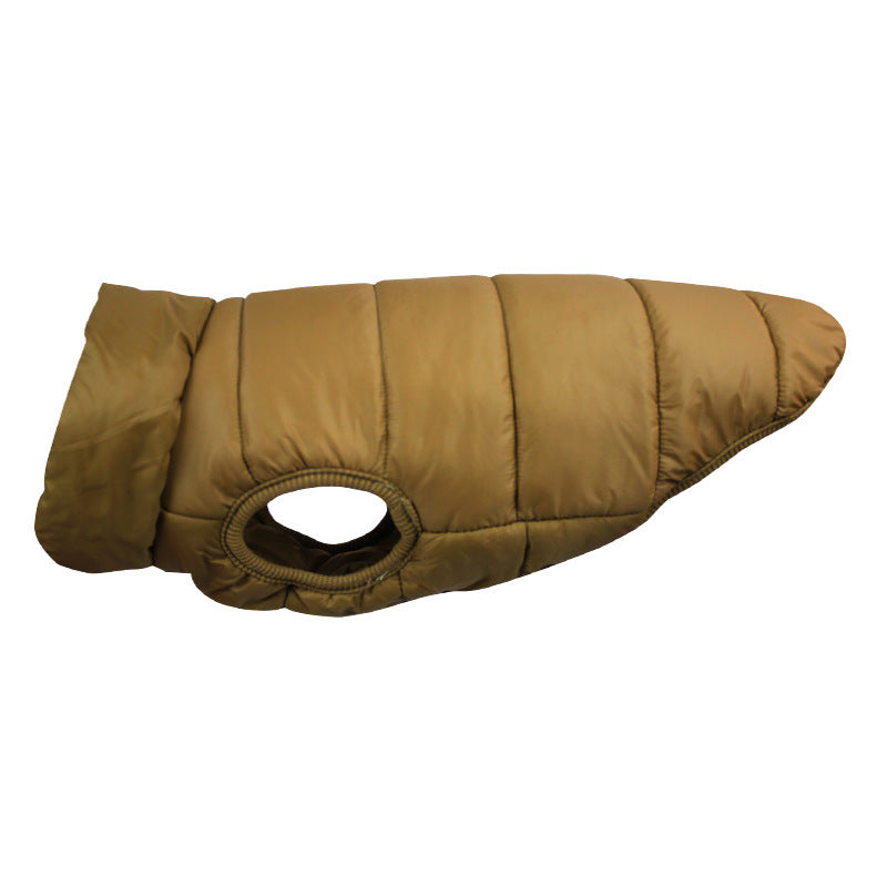 High Collar Warm Winter Vest for Large Dogs