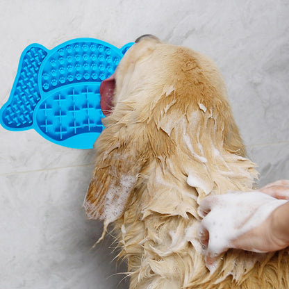 Paw Shape Lick Pad for Dogs with Suction Cups