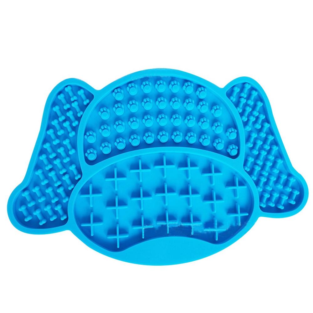 Paw Shape Lick Pad for Dogs with Suction Cups