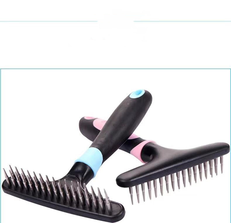 Stainless Steel Pin Grooming Brush for Pets