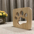Retro Fur Baby Paw Print Table Night Light