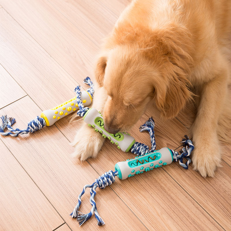 Doggie Dental Chew with Cotton Rope Knots