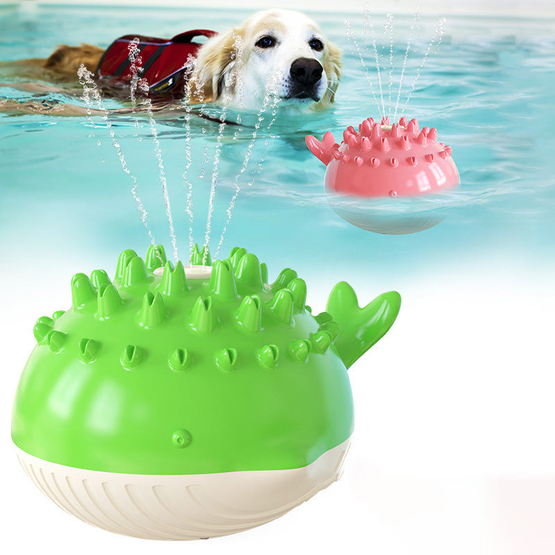 Summer and Bathing Floating Water Spray Toy for Dogs