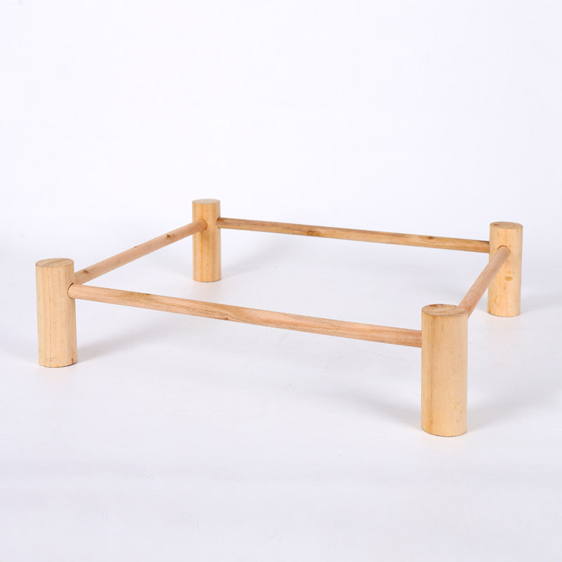 Wooden Four Seasons Raised Bed for Cats or Dogs