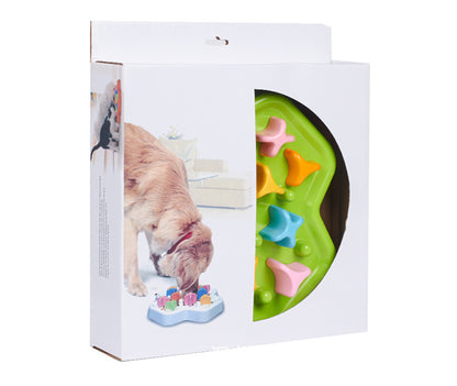 X and Y Slow Feeder Bowl for Dogs and Cats