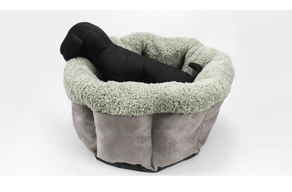 Deep Plush Nesting Bed Great for Small Fur Babies