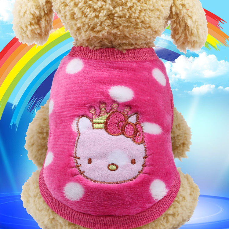 Fun Velvet Fleece Warm Dog & Cat Clothes