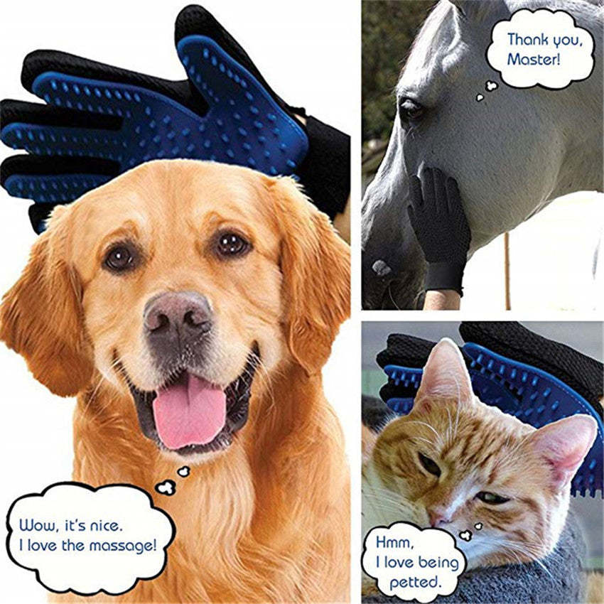 Dog and Cat Hair Removal Gloves and Soft Washer