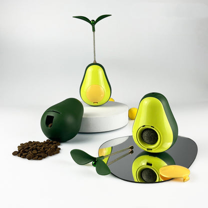 Fun Treat Dispensing Avocado Toy for Cat