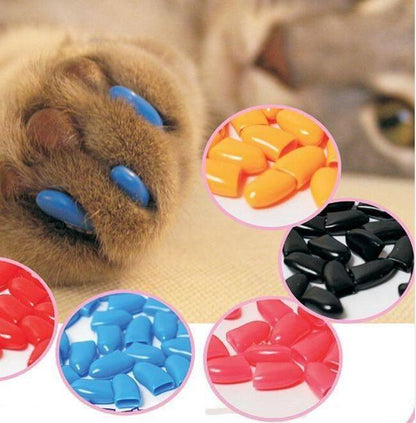 Protective Nail Covers for Dogs - 20 pcs