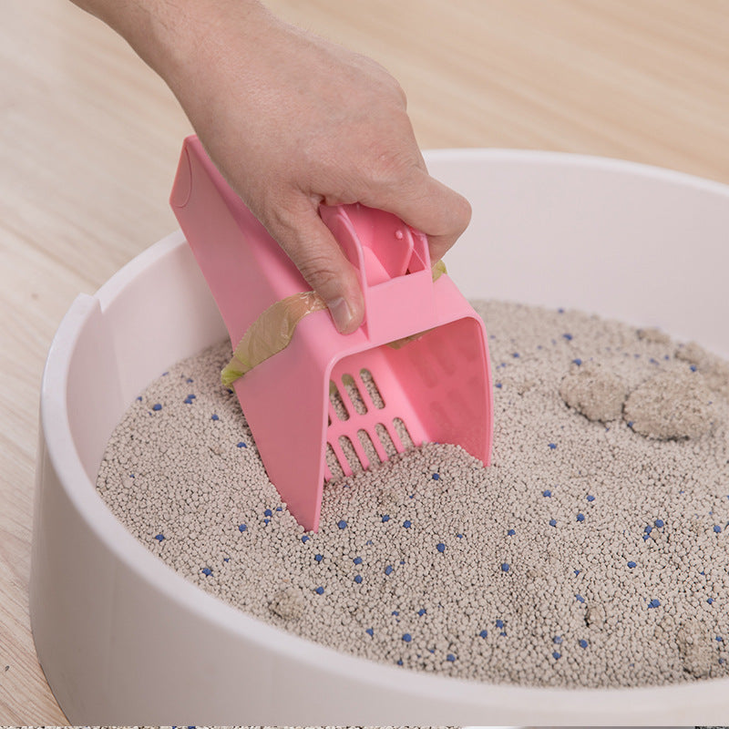 Feline Litter Box Shovel and Trash Can Combo