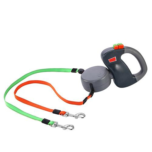 Retractable Dual Walking Leashes for Dogs