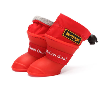 Warm Non-slip Waterproof Booties for Dogs