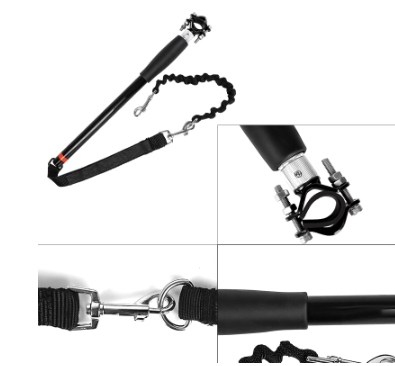 Adjustable Bicycle Leash Attachment for Dogs