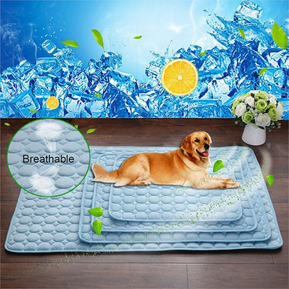 Ice Silk Cold Nest Pad For Cooling Dogs and Cats In Summer