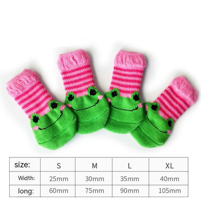 Fun Non-Skid Sock Booties for Dogs and Cats