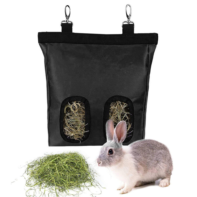 Hanging Hay Feeder Storage Bag For Guinea Pigs