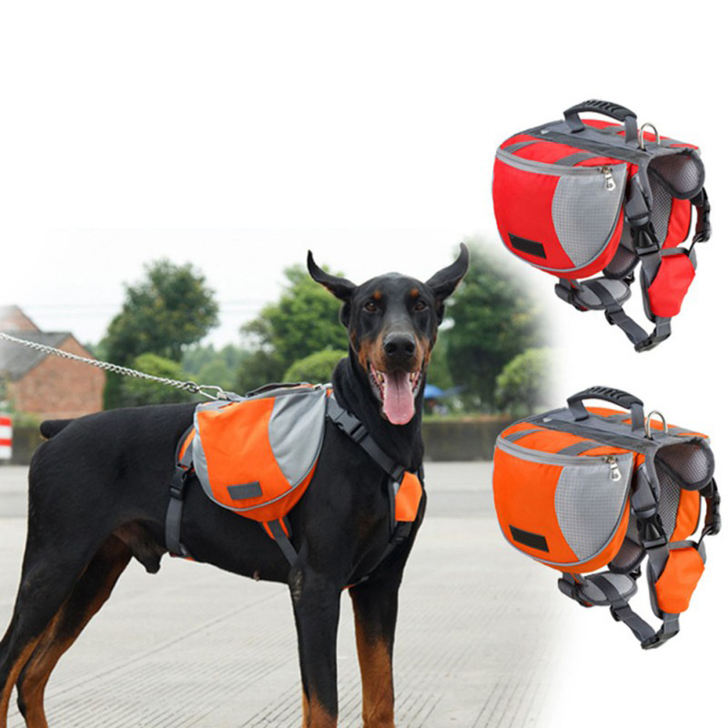 Dog Saddle Backpack for Hiking and Camping