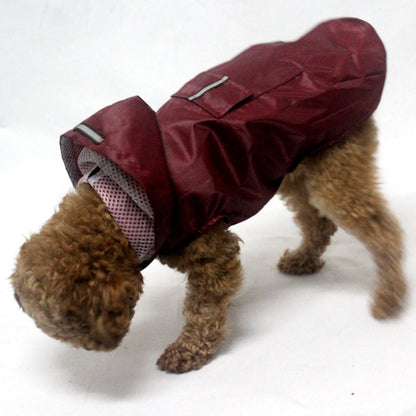 Reflective Rainwear for Big Dogs with Hood